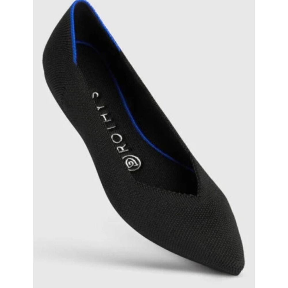 Rothys The Point In Black Size 9.5 - image 1